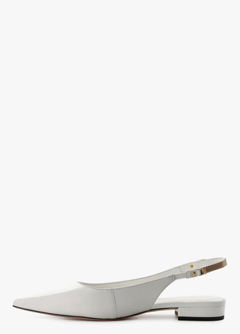 Le'BERDES Туфлі слінгбекі білий з натуральна шкіра, україна — літо (370451940)