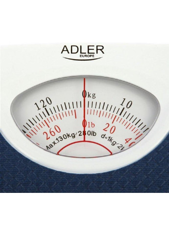 Весы напольные AD-8151-B 130 кг синие Adler (253618668)