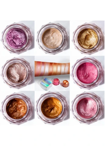Тени-хайлайтер кремовые Jelly Highlighter Eyeshadow Pudaier (254474487)