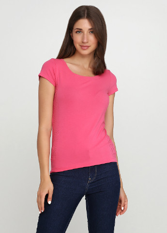 Рожева літня футболка Emporio Armani EA7