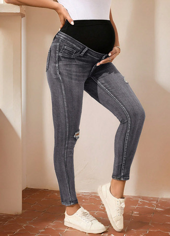 Джинси для вагітних SHEIN - (339133153)
