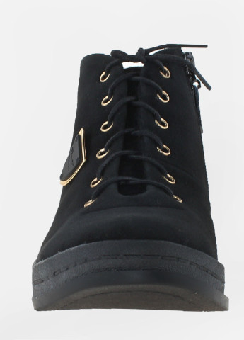 Осенние ботинки rd543-1-11 черный Dalis из натуральной замши