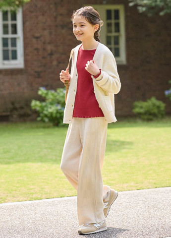 Молочный демисезонный кардиган Uniqlo