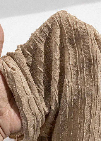 Кофейный летний комплект (лиф, трусики, юбка) бикини SHEIN