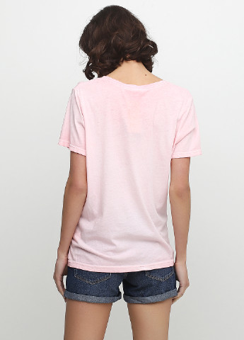 Бледно-розовая летняя футболка H&M
