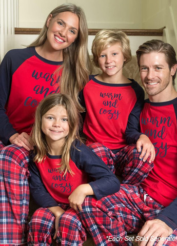 Червона всесезон піжама (сорочка, штани) сорочка + брюки Sleepyheads