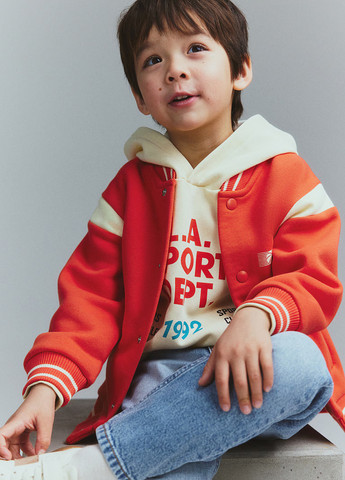 Бомбер H&M бейсбольний на кнопках (366117119)