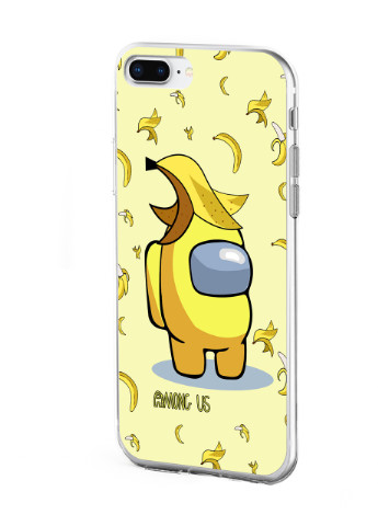 Чехол силиконовый Apple Iphone 8 plus Амонг Ас Желтый (Among Us Yellow) (6154-2416) MobiPrint (219565657)