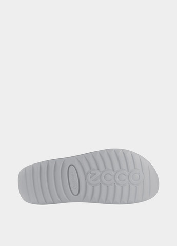Серые кэжуал шлепанцы Ecco