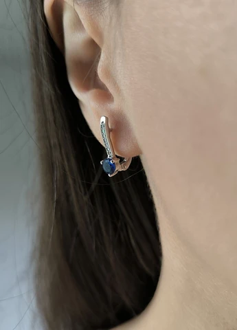 Сережки Silver Flame (354214481)