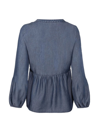 Синяя блуза с баской Esmara