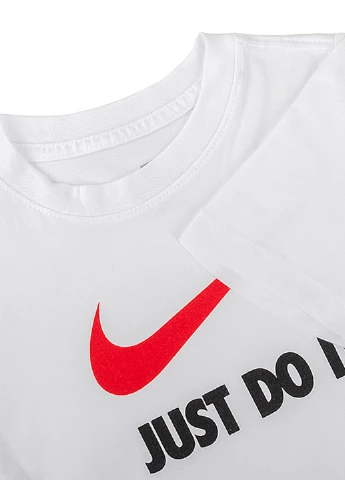 Світло-сіра демісезонна футболка Nike Nike B NSW TEE JDI SWOOSH