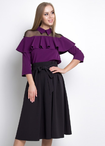Фиолетовая демисезонная блуза Tales