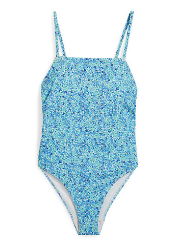 Блакитний літній купальник суцільний, майо C&A