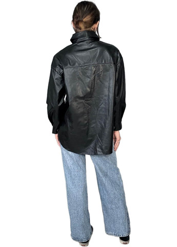 Чорна демісезонна куртка куртка-піджак SHEIN