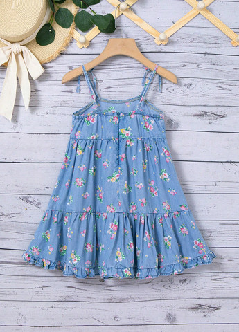 Блакитна сукня SHEIN (323966463)