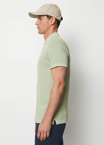 Мятная футболка-поло для мужчин Marc O'Polo однотонная