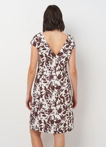 Білий пляжна, кежуал сукня Suavite з квітковим принтом