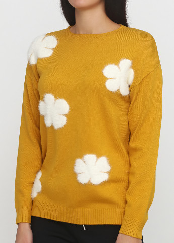 Желтый демисезонный свитер джемпер Minority