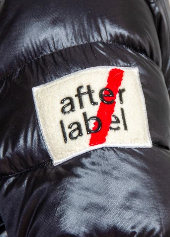 Чорний зимній Пуховик AFTER LABEL