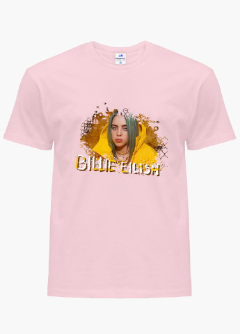 Рожева демісезонна футболка дитяча біллі айлиш (billie eilish) (9224-1215) MobiPrint
