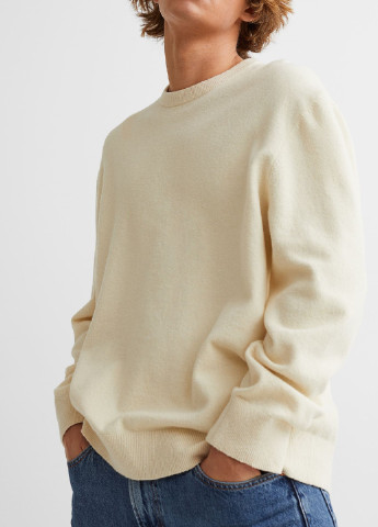 Молочний демісезонний светр H&M