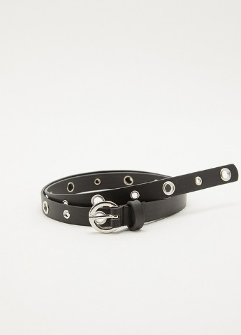 Пасок Tally Weijl Belts - BELT WITH SMALL RIVETS однотонний чорний