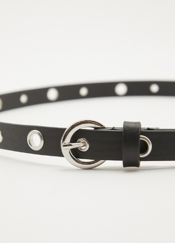 Пояс Tally Weijl Belts - BELT WITH SMALL RIVETS однотонный чёрный