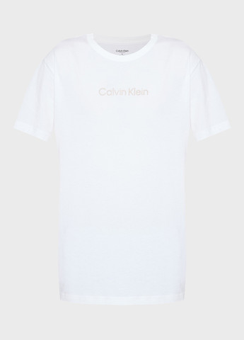 Белая футболка с коротким рукавом Calvin Klein
