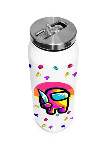 Термобанка Амонг Ас Червоний (Among Us Red) (31091-2406) термокружка MobiPrint (218988321)