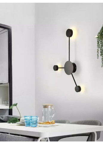 Бра настенное LED B2021/3-bk-k Черный 55х36х7 см. Sunnysky (253544741)