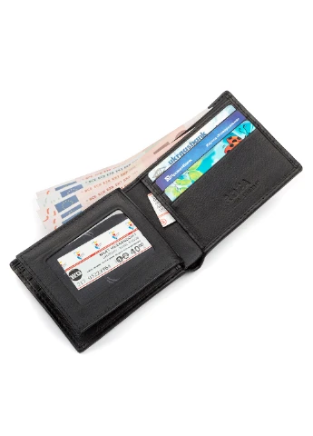 Чоловіче шкіряне портмоне 11х9,5 см Stingray Leather (252133201)