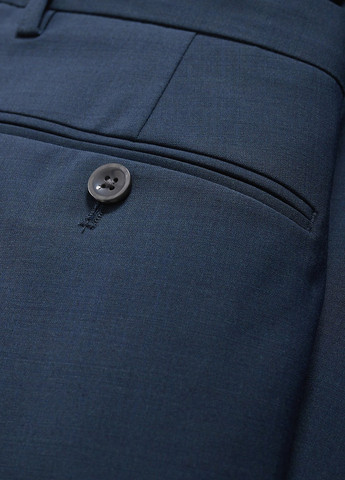 Синие классические демисезонные классические брюки C&A