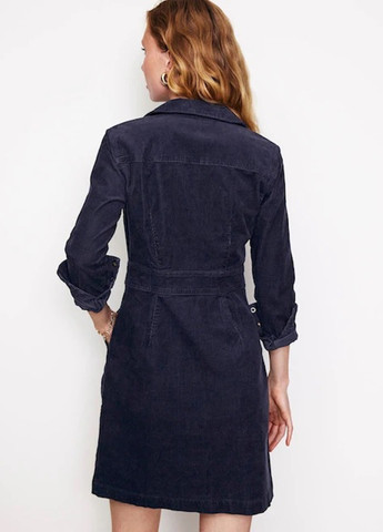 Темно-синее кэжуал платье рубашка Boden однотонное
