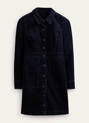 Темно-синее кэжуал платье рубашка Boden однотонное