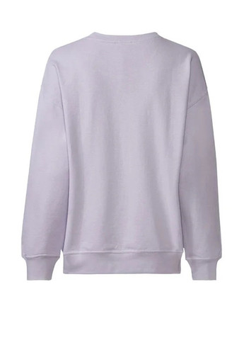 Бузковий світшот Esmara напис без декору (302886292)