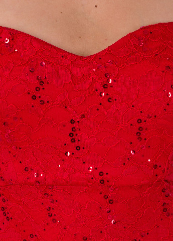 Красное вечернее платье годе Jessica Wright однотонное