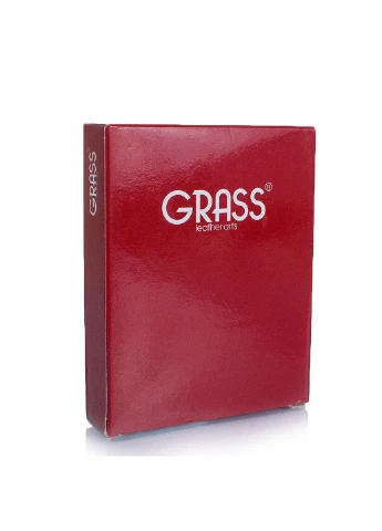 Чоловік шкіряний затиск для купюр 10х8х1 см Grass (195771675)