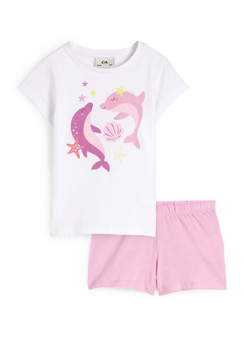 Комбінована всесезон піжама (футболка, шорти) футболка + шорти C&A