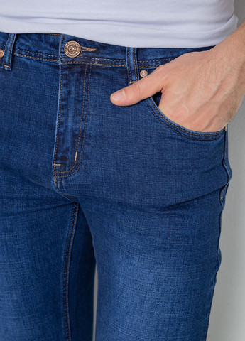 Синие демисезонные регюлар фит джинсы Ager