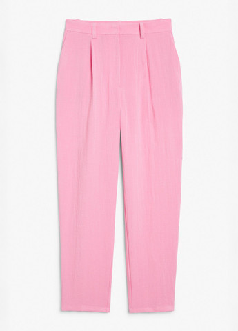 Розовые кэжуал летние прямые брюки Monki