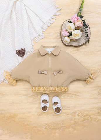 Бежевая демисезонная куртка SHEIN