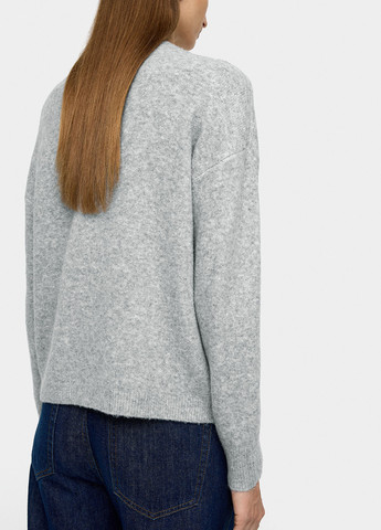 Светло-серый демисезонный свитер пуловер Parfois