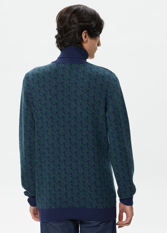 Темно-синій демісезонний светр Lacoste