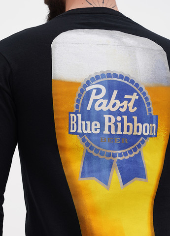 Лонгслів Ripple Junction малюнок чорний кежуали бавовна