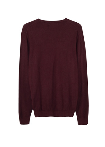 Темно-бордовый демисезонный пуловер пуловер Nazarenogabrielli