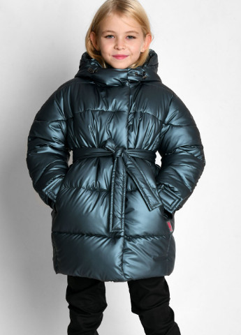 Смарагдова зимня пухова куртка для дівчаток від 6 до 17 років X-Woyz