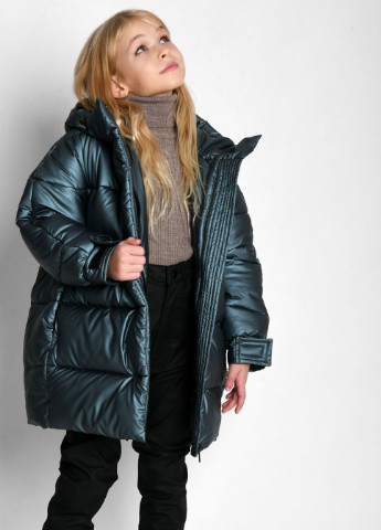 Изумрудная зимняя пуховая куртка для девочек от 6 до 17 лет X-Woyz