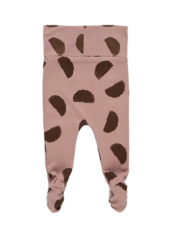 Cos ползунки рисунок розово-коричневый домашний хлопок, трикотаж производство - Португалия