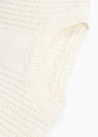 Белый зимний свитер Safari